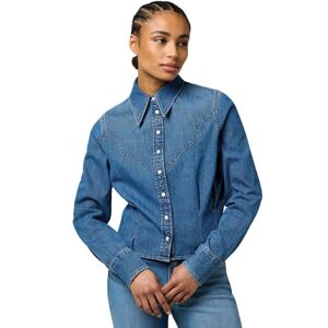 Wrangler Femme Peplum Shirt, Lichte hand, L Wrangler Femme Peplum Shirt, Lichte hand, L
