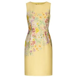 APART Fashion APART bedrukte kokerjurk van mat glanzend satijn, met bloemenprint, vanille-multicolor, 38 APART Fashion APART bedrukte kokerjurk van mat glanzend satijn, met bloemenprint, vanille-multicolor, 38