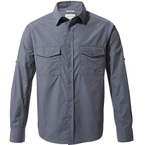 Craghoppers Craghopper Kiwi shirt met lange mouwen voor heren, met ritssluiting, zon- en insectenbescherming, stof, voor outdoor, wandelen, kamperen Craghoppers Craghopper Kiwi shirt met lange mouwen voor heren, met ritssluiting, zon- en insectenbescherming, stof, voor outdoor, wandelen, kamperen