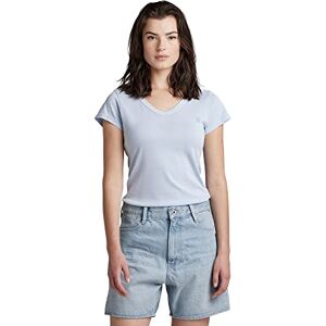 G-STAR Raw dames T-Shirt Eyben Slim V T Wmn, Blauw (Dk Laundry Blue Gd B059-b599), XXS G-STAR Raw dames T-Shirt Eyben Slim V T Wmn, Blauw (Dk Laundry Blue Gd B059-b599), XXS
