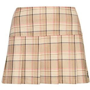 Superdry Vintage 1/2 Pleat Check Rok W7210267A Cream Navy Check 16 Dames, Cream Navy Check, 42 Superdry Vintage 1/2 Pleat Check Rok W7210267A Cream Navy Check 16 Dames, Cream Navy Check, 42