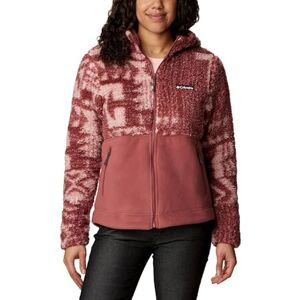 Columbia Sweatshirt Winter Pass™ Sherpa Hooded Full Zip Red XS Dames, Rood, XS Columbia Sweatshirt Winter Pass™ Sherpa Hooded Full Zip Red XS Dames, Rood, XS