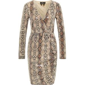 nolie Avondjurk voor dames met pailletten 19223474-NO01, beige, L, avondjurk met pailletten, L nolie Avondjurk voor dames met pailletten 19223474-NO01, beige, L, avondjurk met pailletten, L