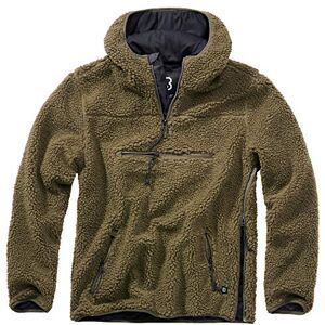 Brandit Teddyfleece worker trui, olijf, XL