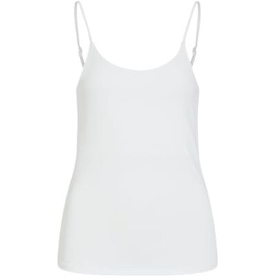 VILA Dames Top VIKENZA Singlet NOOS, Optical Snow, M VILA Dames Top VIKENZA Singlet NOOS, Optical Snow, M