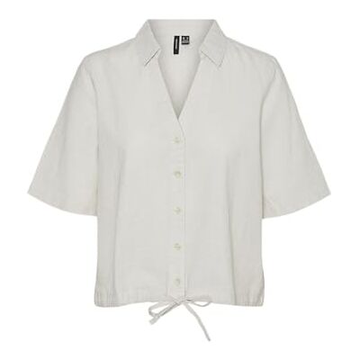 VERO MODA Damesblouse, Zilvervoering., S VERO MODA Damesblouse, Zilvervoering., S