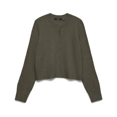 VERO MODA Vmmacy Ls O-hals cardigan, grape leaf, M VERO MODA Vmmacy Ls O-hals cardigan, grape leaf, M