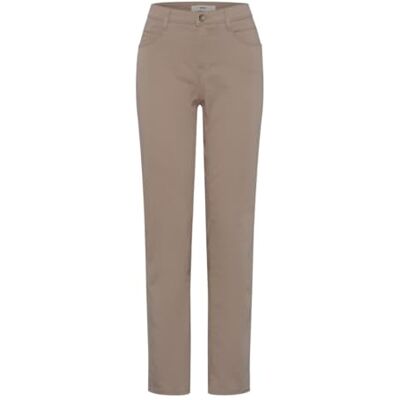 Brax Dames Style Mary Superior Cotton Five-Pocket Vrijetijdsbroek, zand, 34W / 32L Brax Dames Style Mary Superior Cotton Five-Pocket Vrijetijdsbroek, zand, 34W / 32L