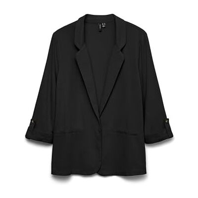 VERO MODA VMJESMILO 3/4 Loose WVN GA NOOS Blazer, Zwart, L, zwart, L VERO MODA VMJESMILO 3/4 Loose WVN GA NOOS Blazer, Zwart, L, zwart, L