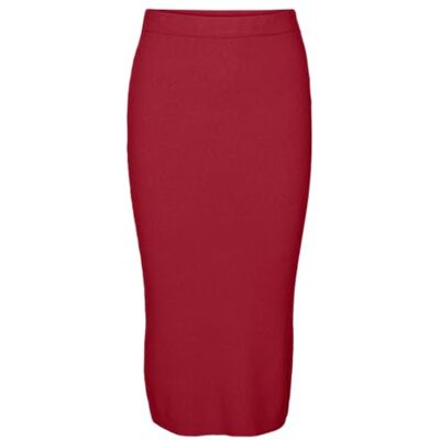 VERO MODA VMFANTASTIC NW Pencil Skirt GA Boo, salsa, M VERO MODA VMFANTASTIC NW Pencil Skirt GA Boo, salsa, M