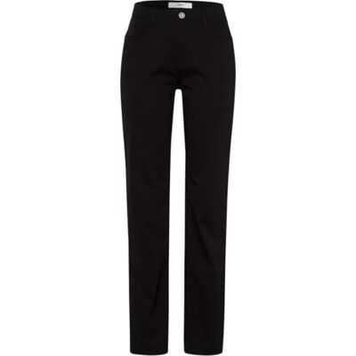 Brax Dames Style Carola Superior Cotton Broek, Perma Black, 34, zwart (perma black), 26W x 32L Brax Dames Style Carola Superior Cotton Broek, Perma Black, 34, zwart (perma black), 26W x 32L