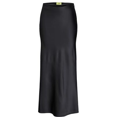 JJXX JACK & JONES Dames Jxeva Satin Maxi Rok WVN Maxirok, zwart, L JJXX JACK & JONES Dames Jxeva Satin Maxi Rok WVN Maxirok, zwart, L