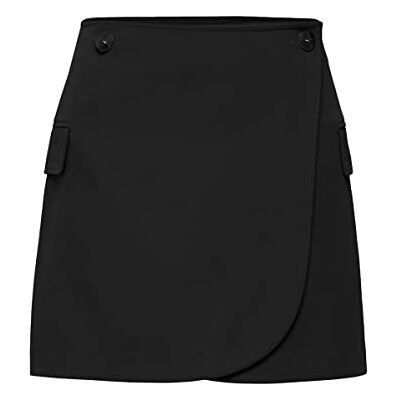 ONLY Onlmaia HW Short Skirt CC TLR Minirok, zwart, 36 ONLY Onlmaia HW Short Skirt CC TLR Minirok, zwart, 36