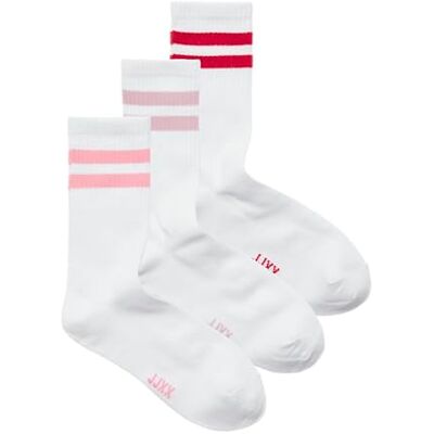 JJXX Jxbasic tennissock 3-Pack Acc Noos, Racing rood, Eén Maat JJXX Jxbasic tennissock 3-Pack Acc Noos, Racing rood, Eén Maat