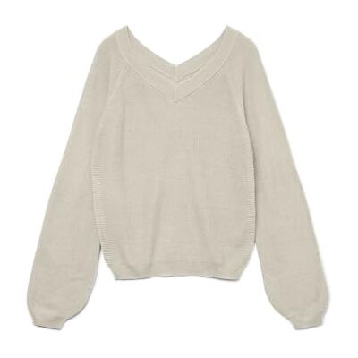 VERO MODA Vmnewlexsun Ls Double V-hals Pull. Ga, berk, XS VERO MODA Vmnewlexsun Ls Double V-hals Pull. Ga, berk, XS