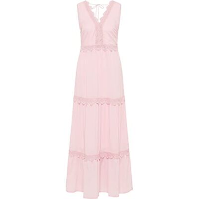 ISHA TRADE isha Dames spaghettijurk Maxi 19323490-IS01, ROSA, XL, spaghettijurk maxi, XL ISHA TRADE isha Dames spaghettijurk Maxi 19323490-IS01, ROSA, XL, spaghettijurk maxi, XL