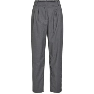 VILA Viriley Lanya Hw Pants/Bf, Medium grijs (grey melange), 38 VILA Viriley Lanya Hw Pants/Bf, Medium grijs (grey melange), 38