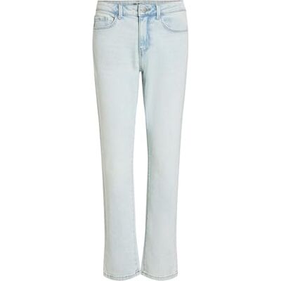 VILA Vialice Rw Straight Jeans Lbd20 Sol-Noos, blauw (light blue denim), 36W / 32L VILA Vialice Rw Straight Jeans Lbd20 Sol-Noos, blauw (light blue denim), 36W / 32L