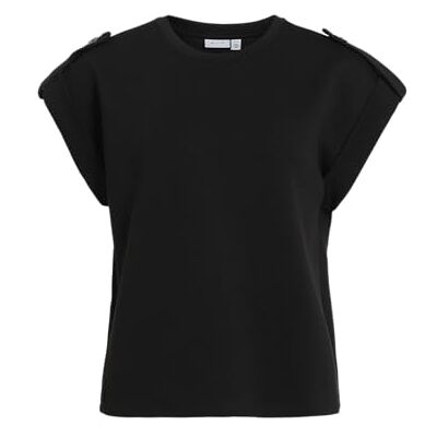 VILA Visiffi O-hals Cap Sleeve Top/Pb, zwart beauty, L VILA Visiffi O-hals Cap Sleeve Top/Pb, zwart beauty, L