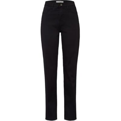 Brax Dames Style Carola Cotton Stretch broek, zwart (perma black), 32W / 34L Brax Dames Style Carola Cotton Stretch broek, zwart (perma black), 32W / 34L