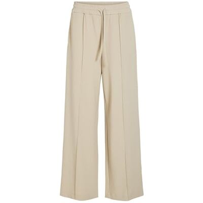 VILA Viclua HW Wide Pants-Noos voor dames, Grijs, L VILA Viclua HW Wide Pants-Noos voor dames, Grijs, L