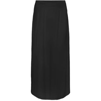 VERO MODA VMMENNY HW Enkelslit Rok WVN GA NOOS, zwart, XS VERO MODA VMMENNY HW Enkelslit Rok WVN GA NOOS, zwart, XS