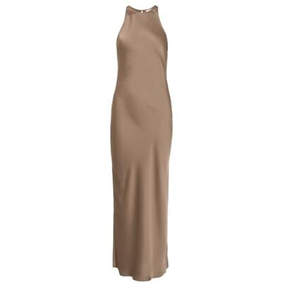 VILA Ankle Dress-Noos/Dc Viravenna S/L jurk, enkellang, fossiel, 48 dames, Fossil, 42 NL VILA Ankle Dress-Noos/Dc Viravenna S/L jurk, enkellang, fossiel, 48 dames, Fossil, 42 NL