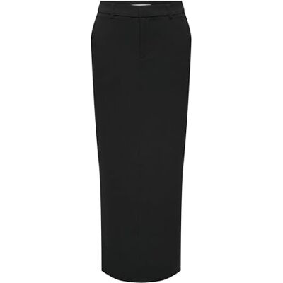 ONLY Dames Onljosha Life Mw Maxi Rok TLR Rok, zwart, 40 ONLY Dames Onljosha Life Mw Maxi Rok TLR Rok, zwart, 40