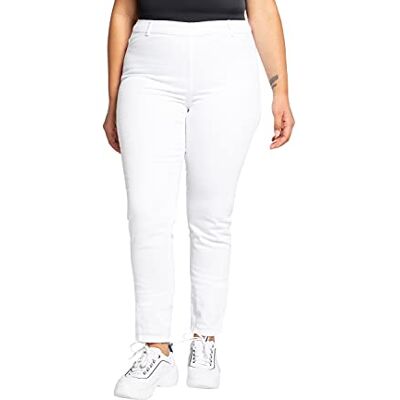 Ulla Popken Jeggingsbroek voor dames, Wit, 66 Ulla Popken Jeggingsbroek voor dames, Wit, 66