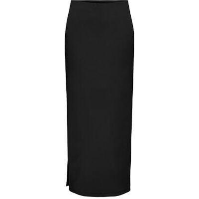 ONLY Alleen Hw Rib Maxi Slit Rok Pnt dames Rok ONLY Alleen Hw Rib Maxi Slit Rok Pnt dames Rok