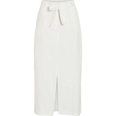 VILA Viprisilla Midi Pencil Rok voor dames, wit (snow white), 42 VILA Viprisilla Midi Pencil Rok voor dames, wit (snow white), 42