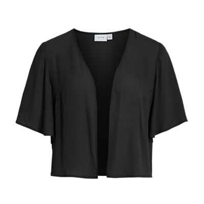VILA Vielke 2/4 Short Bolero/DC, zwart beauty, 38 VILA Vielke 2/4 Short Bolero/DC, zwart beauty, 38