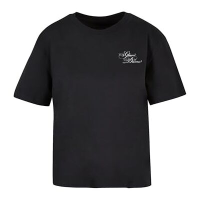 Tee T-shirt voor dames, zwart, 3XL Tee T-shirt voor dames, zwart, 3XL