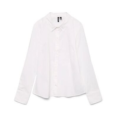 VERO MODA VMANNA LS Fitted Shirt WVN GA NOOS, wit (bright white), XL VERO MODA VMANNA LS Fitted Shirt WVN GA NOOS, wit (bright white), XL