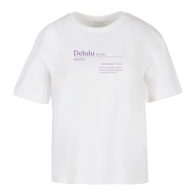 Mister Tee Delulu Definition Wit 3XL T-shirt - Casual Mister Tee Delulu Definition Wit 3XL T-shirt - Casual