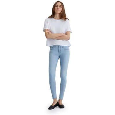 Mavi Dames Lexy Jeans, Bleached STR, 31/27, Bleached Str, 31W / 27L Mavi Dames Lexy Jeans, Bleached STR, 31/27, Bleached Str, 31W / 27L