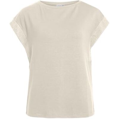 VILA Vibilea Boatneck Capsleeve Top, berk, M VILA Vibilea Boatneck Capsleeve Top, berk, M