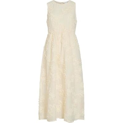 VILA Viagnes S/L Midi Dress, berk, 38 VILA Viagnes S/L Midi Dress, berk, 38