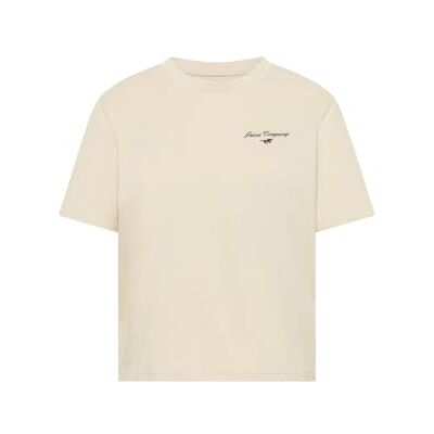MUSTANG Dames Style Monroe T-shirt, Oyster Gray 4014, L MUSTANG Dames Style Monroe T-shirt, Oyster Gray 4014, L