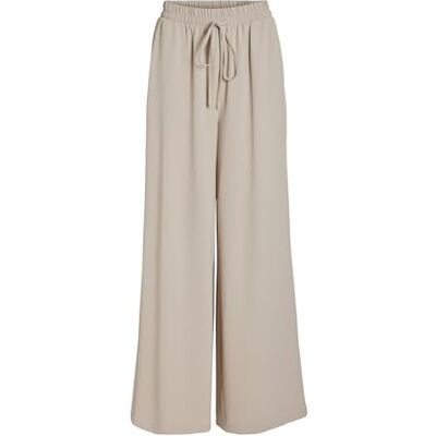 VILA Vihela HW broek, feather grey, 38 VILA Vihela HW broek, feather grey, 38