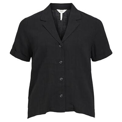 Object Objsanne S/S Re Shirt Noos, zwart, 36 Object Objsanne S/S Re Shirt Noos, zwart, 36