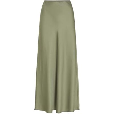 VILA Veelzijdige HW lange rok NOOS, oil green, 34 VILA Veelzijdige HW lange rok NOOS, oil green, 34
