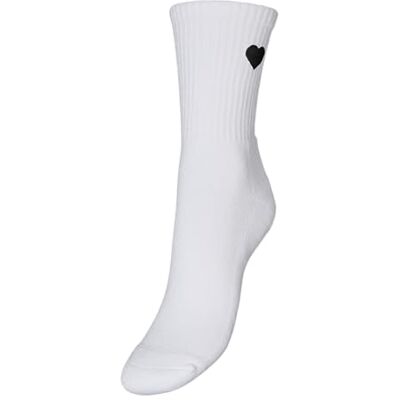 VERO MODA Vmmel Detail Socks Noos, wit (snow white), One size VERO MODA Vmmel Detail Socks Noos, wit (snow white), One size