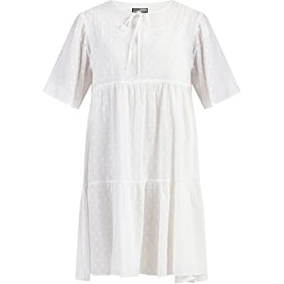 DreiMaster Vintage Damesjurk 37226332-DR05, WOLLWISS, M, Jurk, M DreiMaster Vintage Damesjurk 37226332-DR05, WOLLWISS, M, Jurk, M