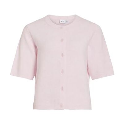 VILA Vrouwelijk gebreid vest VILIGA korte mouwen Gebreide cardigan VILA Vrouwelijk gebreid vest VILIGA korte mouwen Gebreide cardigan