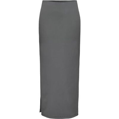 ONLY Alleen Hw Rib Maxi Slit Rok Pnt dames Rok ONLY Alleen Hw Rib Maxi Slit Rok Pnt dames Rok