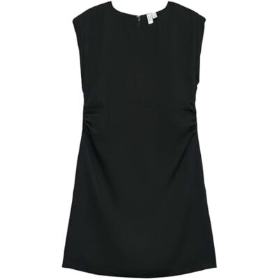 VERO MODA Dames Vmhannah S/L korte jurk WVN Btq, zwart, M, Zwart, M VERO MODA Dames Vmhannah S/L korte jurk WVN Btq, zwart, M, Zwart, M