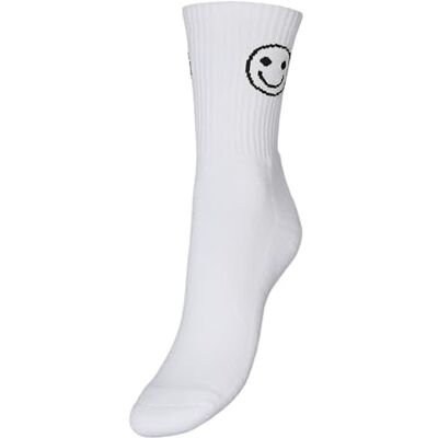 VERO MODA Vmmel Detail Socks Noos, wit (snow white), One size VERO MODA Vmmel Detail Socks Noos, wit (snow white), One size