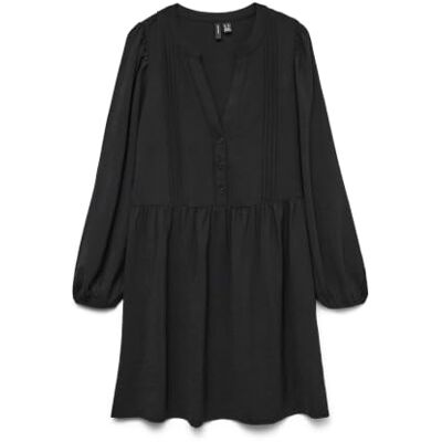 VERO MODA Dames Vmemma Ls kanten jurk WVN Ga Noos Blouse, zwart, S, Zwart, S VERO MODA Dames Vmemma Ls kanten jurk WVN Ga Noos Blouse, zwart, S, Zwart, S