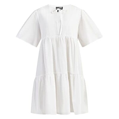 DreiMaster Vintage Damesjurk 37226328-DR05, WOLLWISS, XL, Jurk, XL DreiMaster Vintage Damesjurk 37226328-DR05, WOLLWISS, XL, Jurk, XL
